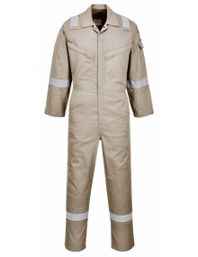 FR21 - Flame Resistant Super Light Weight Anti-Static Coverall - Khaki Clothing